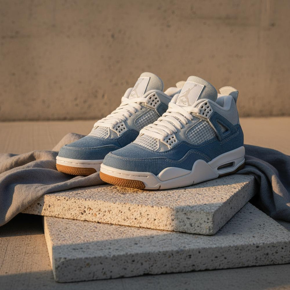 Jordan 4 Retro TEX Denim Worn Blue