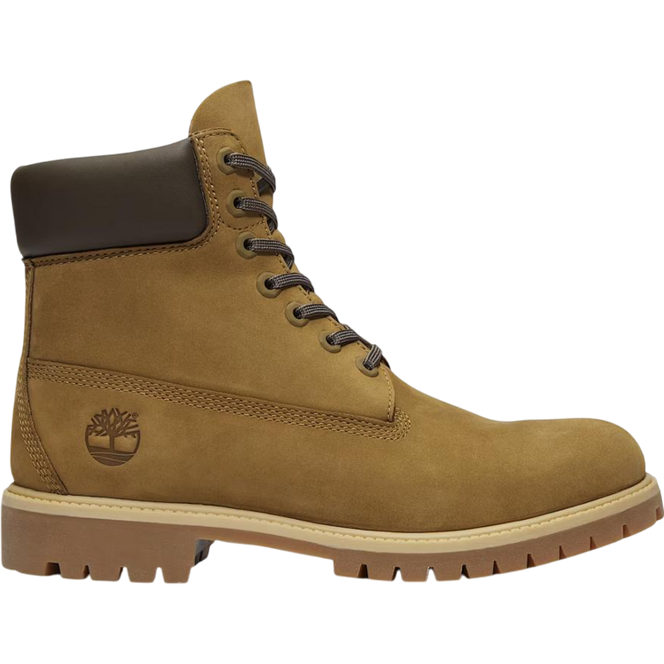 Timberland Premium 6-Inch Waterproof Boots Nubuck Olive Brown