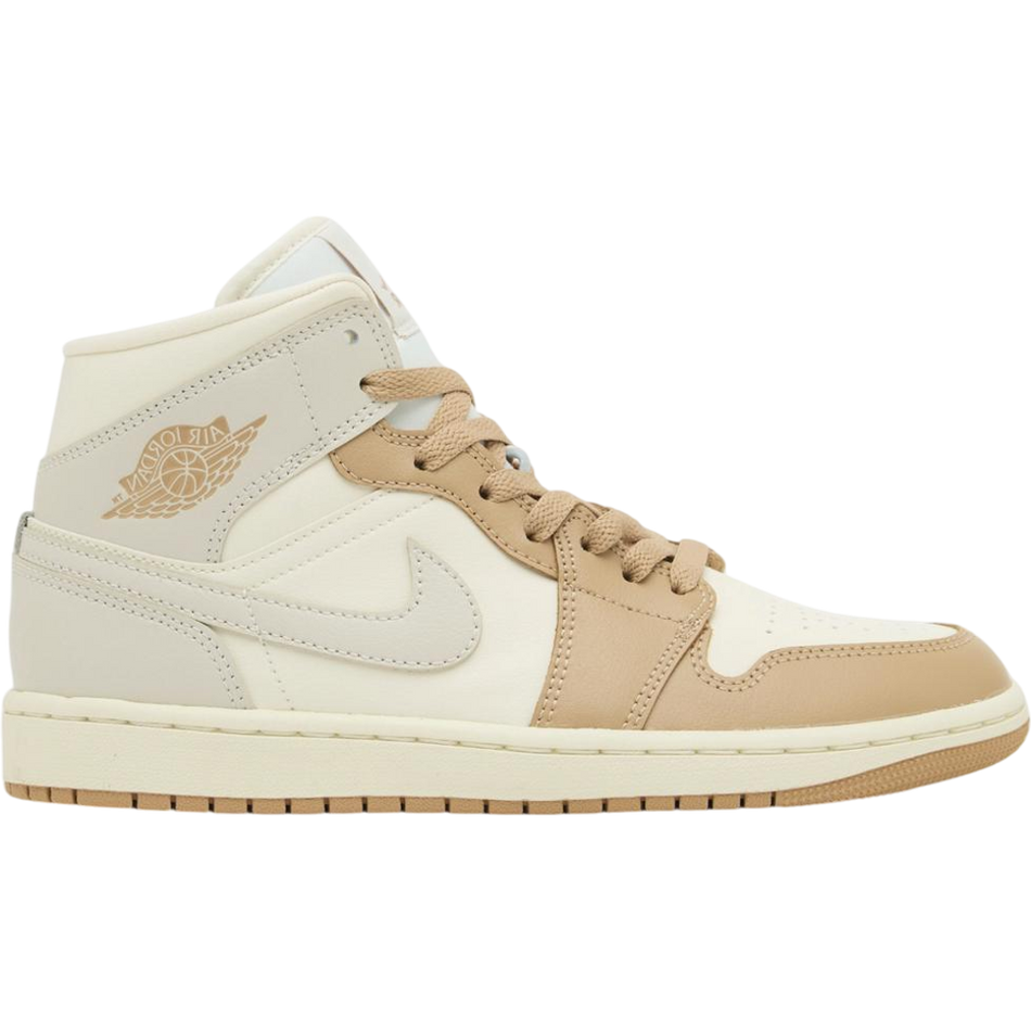 Jordan 1 Mid Tan Toe